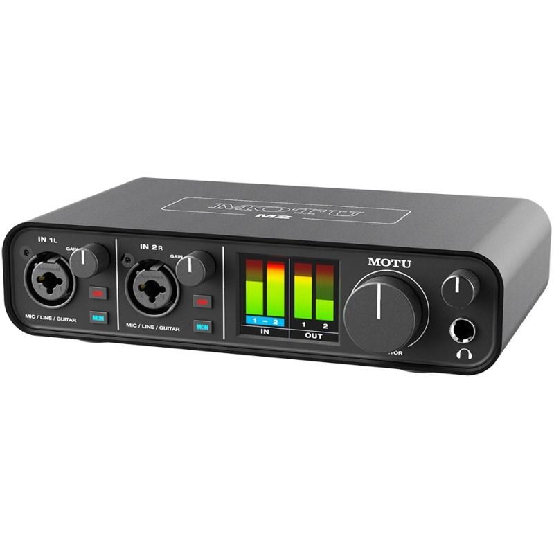 MOTU M2（2in/2out USB-C オーディオインターフェース）